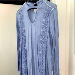 Like new blue flowing Francescas dress